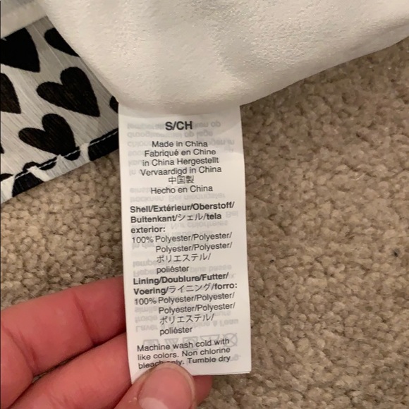 J. Crew heart ruffle blouse - size small - Picture 3 of 3